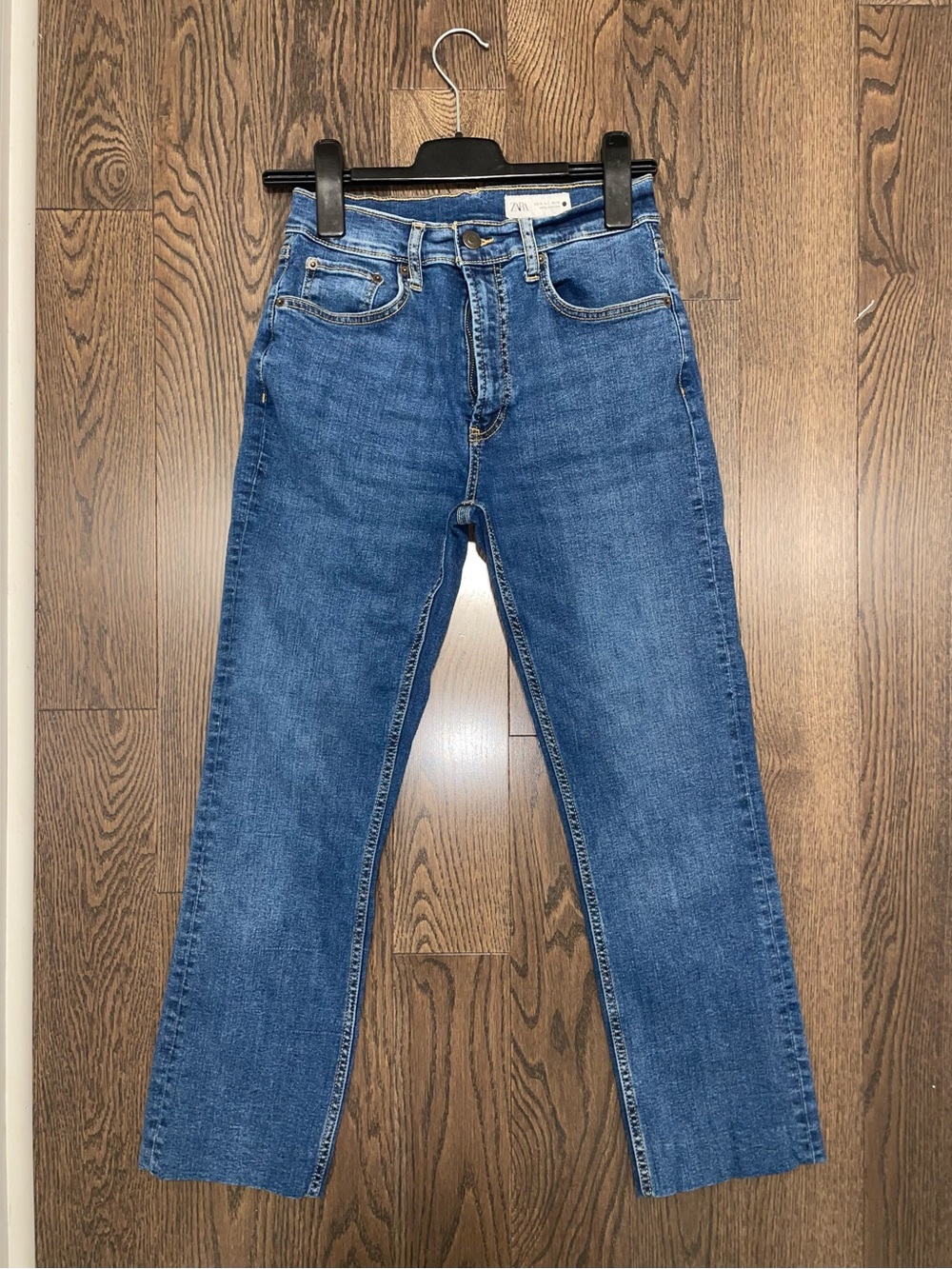 Zara High Waist Cropped Bootcut Jeans Size 4 / Small / EU36